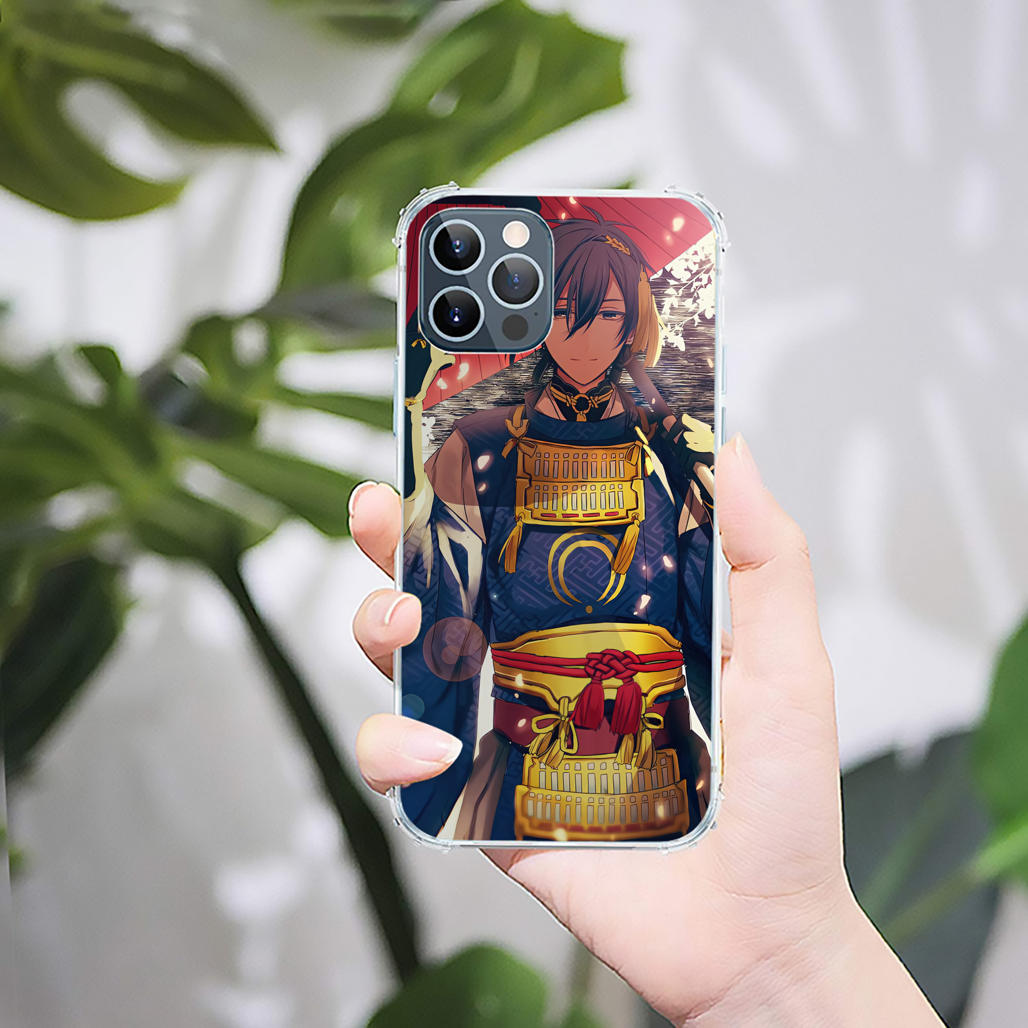 （画像用） 刀剣乱舞 Touken Ranbu 【iPhone 12シリーズ対応】透明スマホケース（クリアソフトケース）